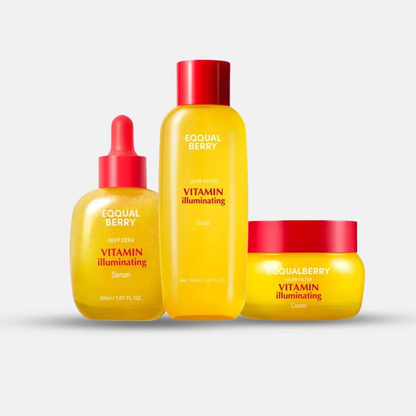 EQQUALBERRY Glow Filter skincare set