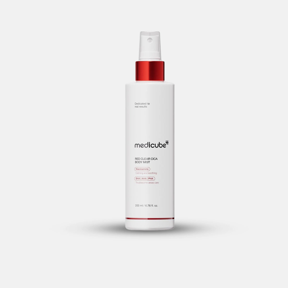 MEDICUBE Red Clear Cica Body Mist 200ml for back acne, body bumps and rough skin

