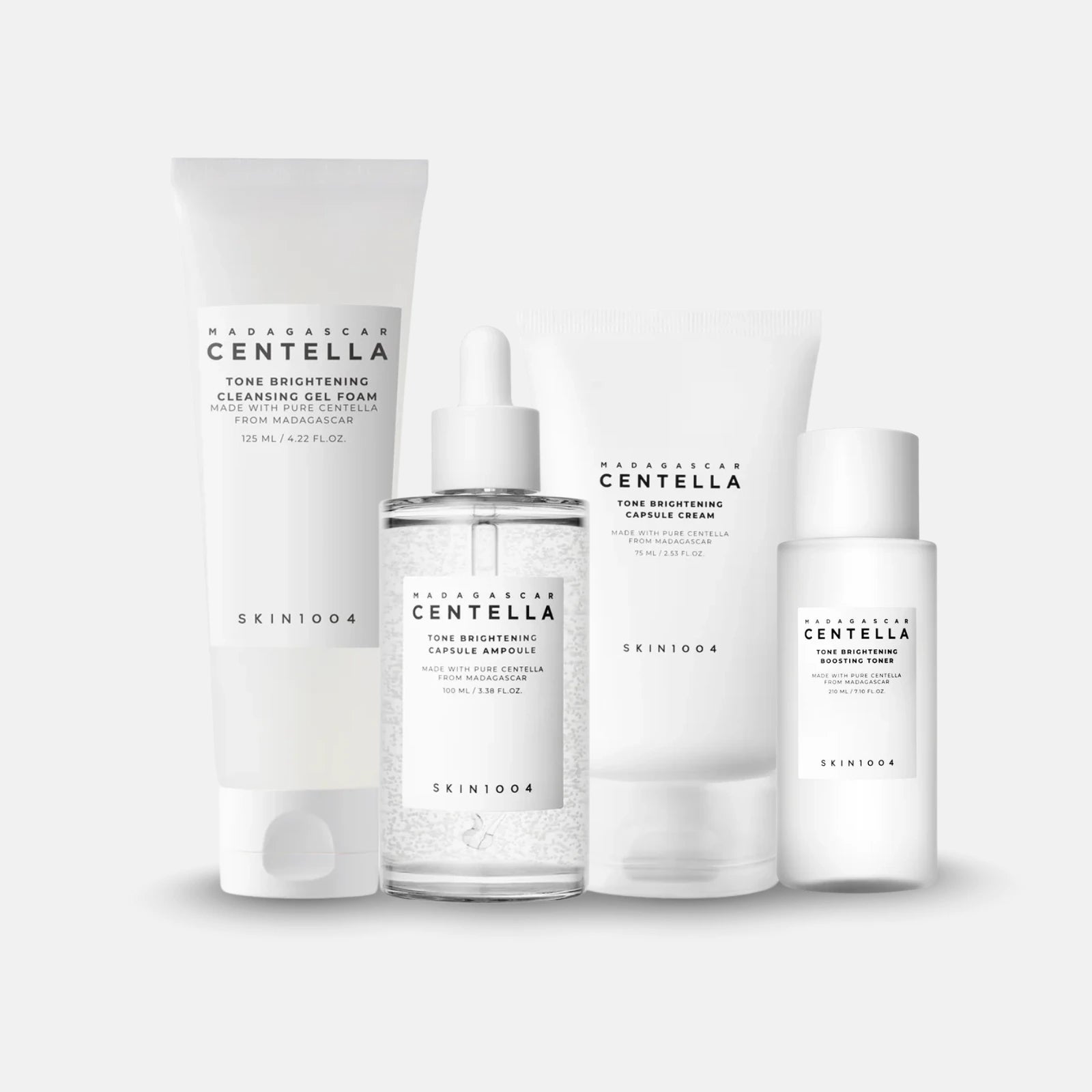 SKIN1004 Tone Brightening Cleansing Foam for sensitive skin Kuwait

SKIN1004 Brightening Boosting Toner for radiant complexion

SKIN1004 Brightening Capsule Ampoule for dark spot correction

SKIN1004 Tone Brightening Cream for even skin tone